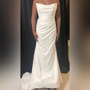Signature White Strapless Wedding Dress